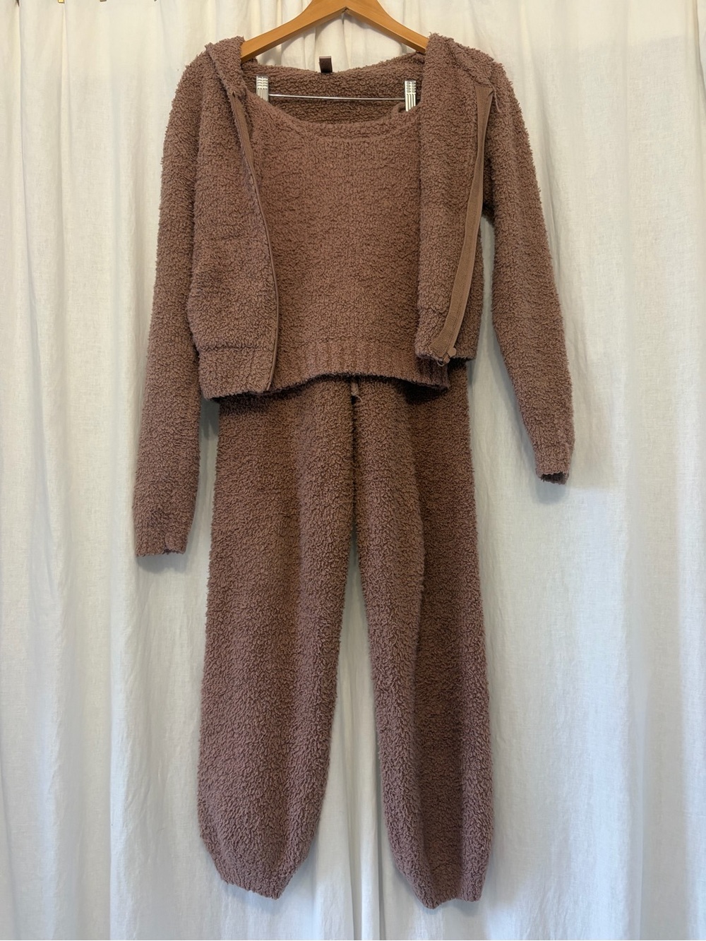 Skims cozy knit set- XS